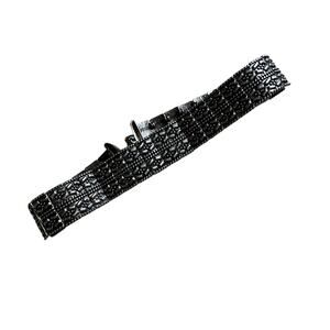 Silver Link Metal Choker Necklace